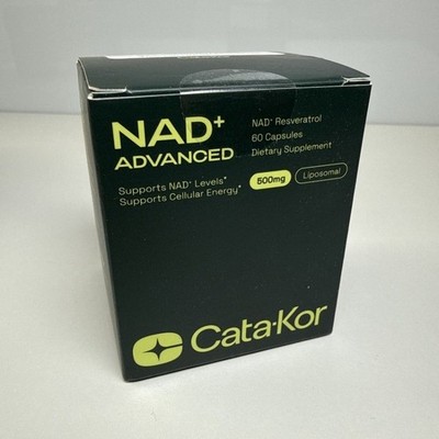 1 - 3 Pack Cata-Kor Liposomal NAD+ Advanced 500mg Healthy Aging 60 Caps