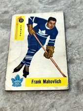 1958-59 Parkhurst #33 Frank Mahovlich HOF Toronto Maple Leafs