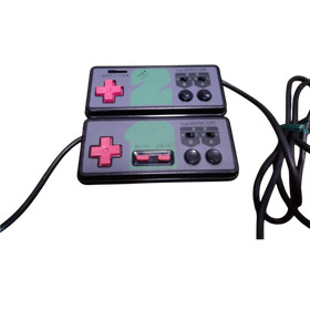 Sharp Twin Famicom AN-505-BK Black Console The cartridges work From Japan