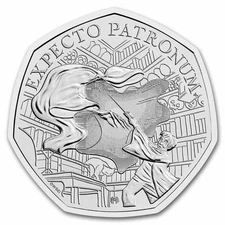 2025 Great Britain Harry Potter - Patronus 50p BU Coin