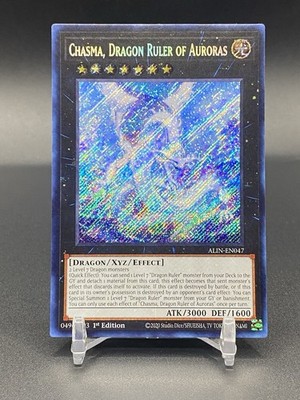 Yu-Gi-Oh Chasma, Dragon Ruler of Auroras Secret Rare Alliance Insight
