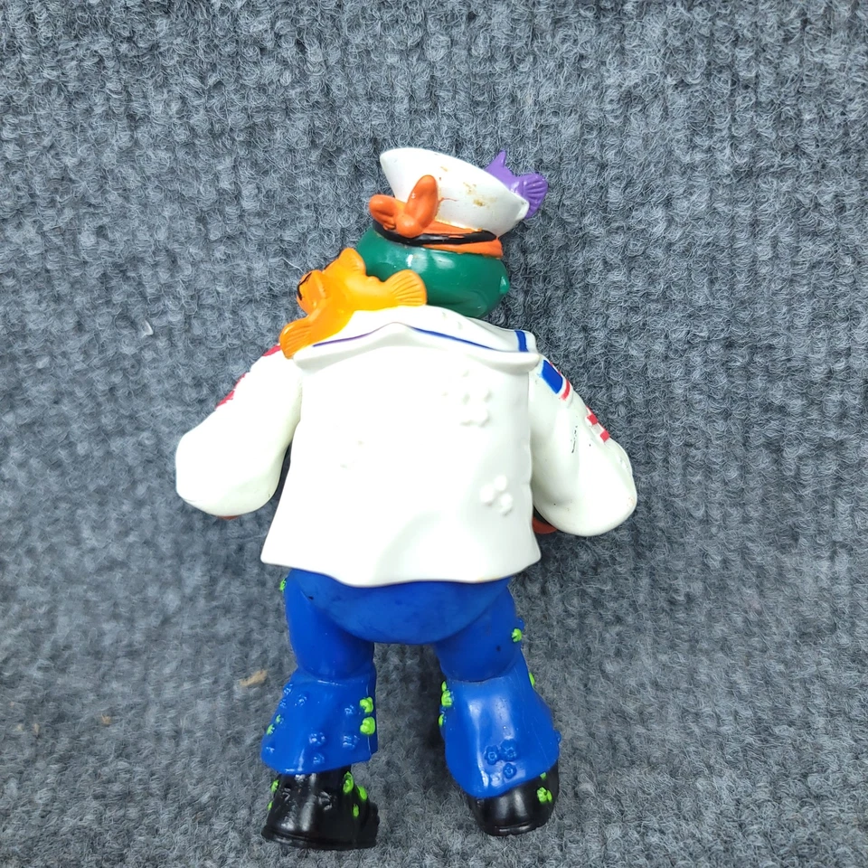 Vintage 1991 TMNT Midshipman Mike Teenage Mutant Ninja Turtles Near Complete - Image 4 of 4