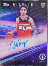 2025-26 Topps Midnight - Rookie Horizon Signatures Rhs-wr Will Riley 5 Nm 2025-26 Topps Midnight - Rookie Horizon Signatures Rhs-wr Will Riley 5 Nm