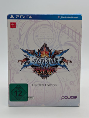 BlazBlue Chronophantasma Extend PS Vita PSVITA Limited Edition Gut CIB