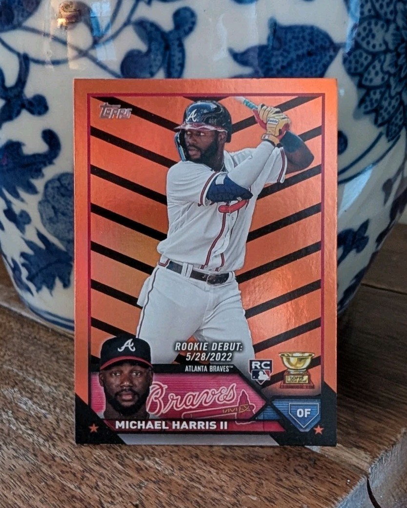 Michael Harris II 2023 Topps Update Orange & Black Rookie Debut - Near Mint/Mint