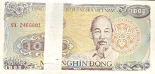 Vietnam Unopened 100 Pack of 1000 Dong 1988 UNC Pick-91