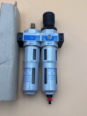 FESTO FRC-1/8-D-MINI-A 159608 Pneumatic Filter Regulator Assembly Valve