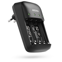 Absina X4 AkkuladegeräT FüR Aa, Aaa & 9V - BatterieladegeräT FüR Nimh Akkus