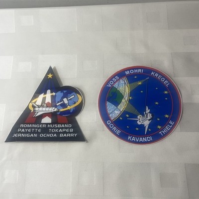 2 VTG Space Shuttle Mission Stickers STS - 96 / STS - 99 Unused 
