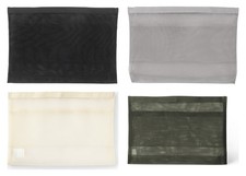 MUJI Nylon Bag-in-Bag Organizer Horizontal 25x37x3cm Unisex 4 Colors Japan NEW