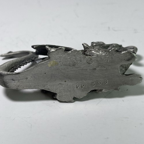 Spoontiques 1980 Pewter Dragon Miniature PP508 - Picture 3 of 3