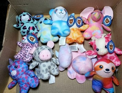12 Mini Plush Animals - Cow - Koala - Sloth - Pig - Dolphin - Super Cute & Soft