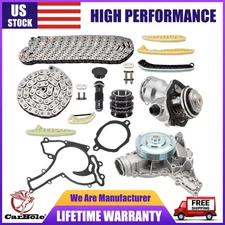 Timing Chain Kit +Water Pump For Mercedes-Benz C350 SLK280 3.0L 3.5L M272 Engine