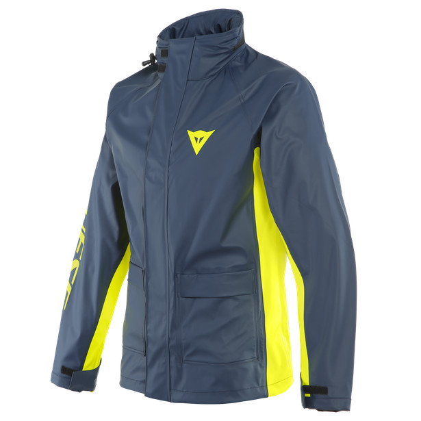 Dainese Storm 2 Unisex Black-Iris/Fluo-Yellow Sports Touring City Urban Packa...
