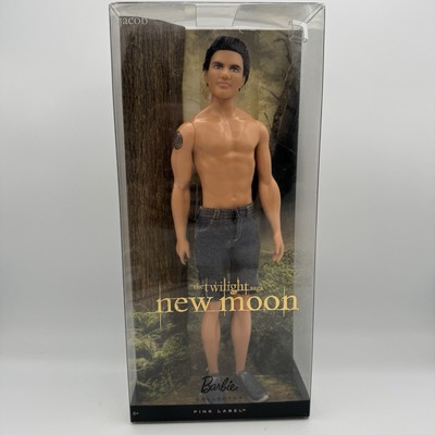 Twilight Saga New Moon Jacob Black Barbie Pink Label Collector Doll R9909