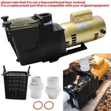 W3SP2607X10 Pool Pump 1HP 110V Super Pump Direct Replace for Hayward SP2607X10
