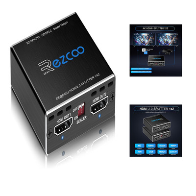 HDMI Splitter 1x2 4K 60Hz 1080P 12
