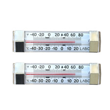 Refrigerator and Freezer Thermometer Fridge Thermometer 2 Pack   Waterproof