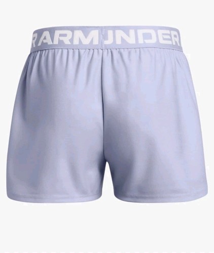 Under Armour Black Girls' UA Play Up Shorts Athletic Youth Medium YMD Periwinkle - Picture 2 of 3