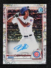 2020 Bowman Chrome Prospects Speckle Refractor 228/299 Brennen Davis Auto 5h0