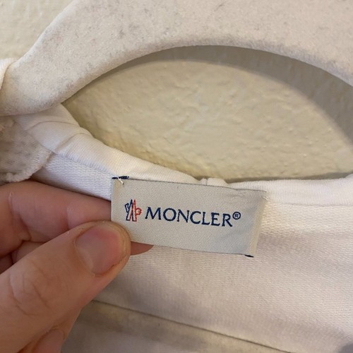 Moncler Luxury Children's White Hooded Zip-Up Jacket Size 12 Authenticated - Picture 4 of 8