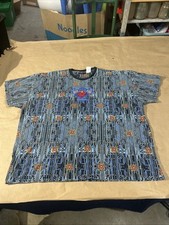 Vintage Y2K No Boundaries Cyber Nation Shirt USA Made Internet Nerdcore Sz 3 XL