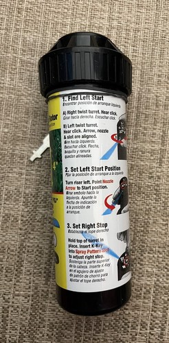 4 K-Rain 4 in K1 Pop-UP Rotor Sprinkler 15'-30' Replacement Hunter PGJ Rain Bird - Picture 3 of 3