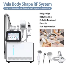 Vela Body Shape Vacuum Suction R-F 40K Ultra Rolling Massage Body Slim Machine