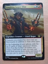 1x Laughing Jasper Flint Extended Art **NEAR MINT** **UNPLAYED** MTG