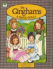 VINTGE 1960S 4 GINGHAMS PAPER DOLL  RARE ORIG SIZE UNCUT REPOR READ ALL