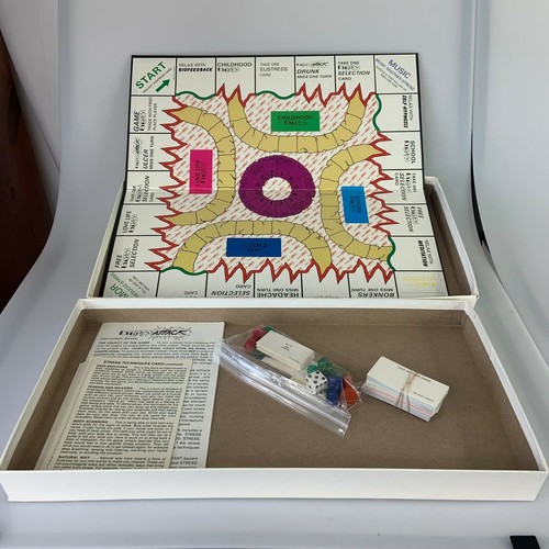 1986 The Original Stress Attack Board Game, Complete - Picture 4 of 4