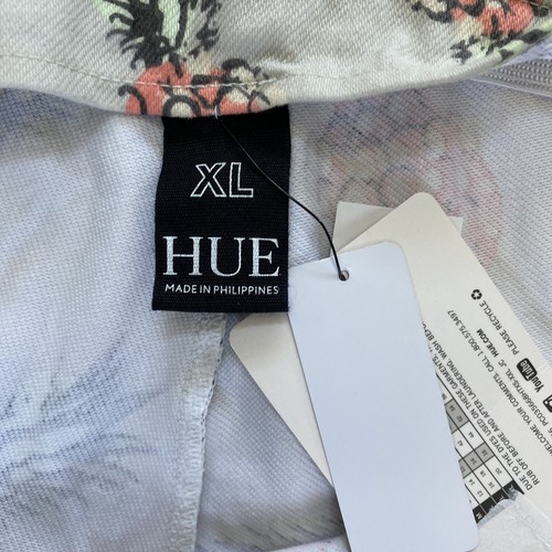 NWT HUE  X-LARGE 16-18 Simply Stretch sand PINEAPPLE SKIMMER LEGGINGS 78271 - Picture 3 of 6