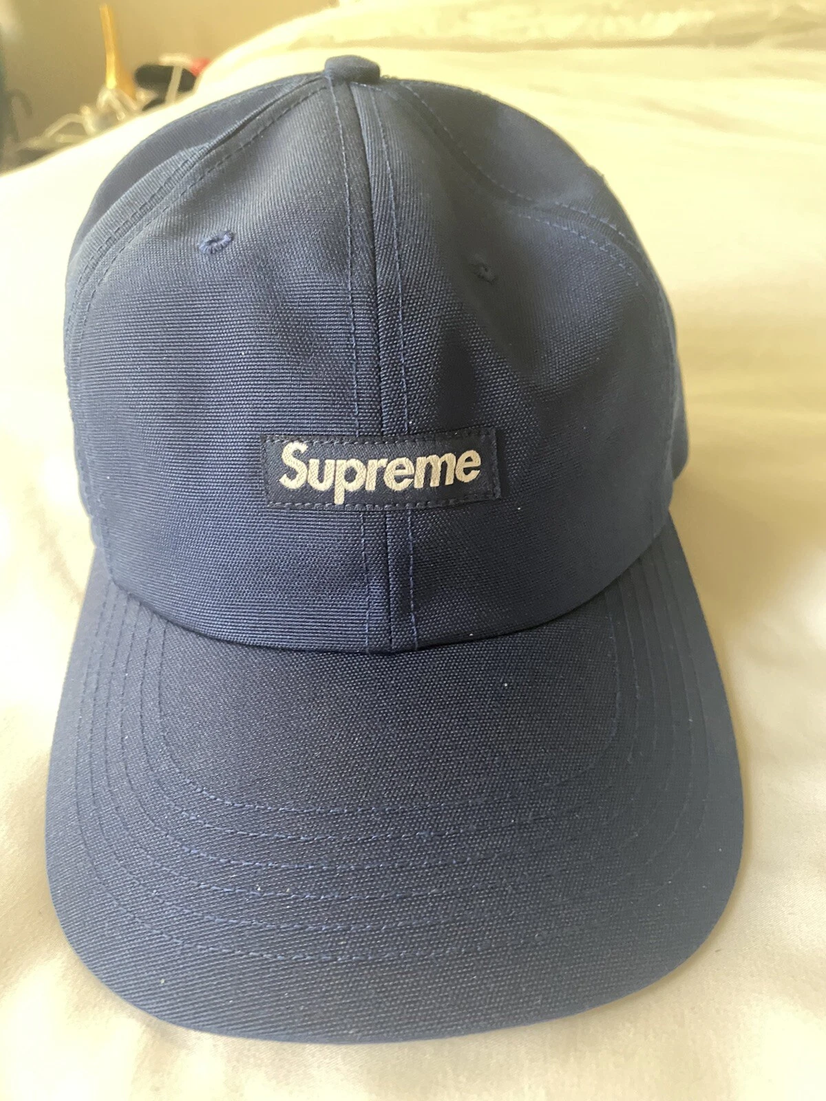 Supreme FW20   Cordora petite boîte logo chapeau, marine, neuf