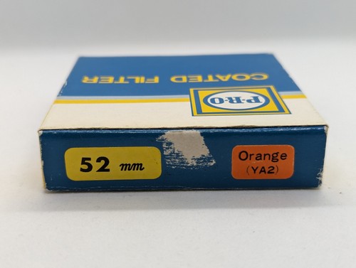 Pro 52mm Orange (YA2) Coated Filter by P-R-O Pro Camera Japan - Picture 3 of 5