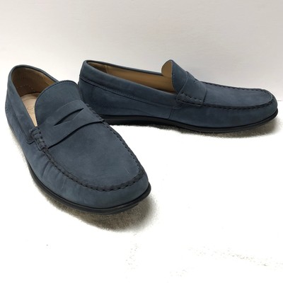 ecco suede loafers