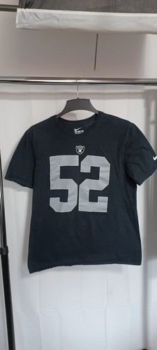 The Nike Tee Oakland Raiders Khalil Mack #52 Black T-Shirt