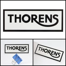 THORENS logo badge Sticker Decal waterproof 108mm(4.25")X40mm(1.57")