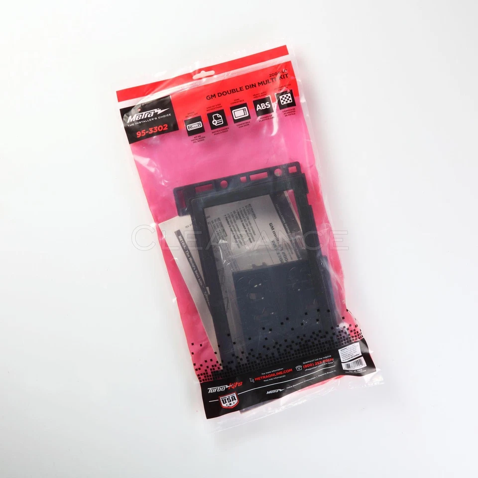 GM Pontiac Saturn Double-DIN Installation Dash Kit 2004-up Metra 95-3302 Foto 3 de 3