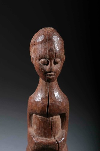 art africain Statuette Baoulé de guérison 1488 - Photo 2 sur 8