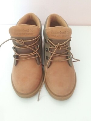 Timberland Waterproof Men Boots Size 4.5 (Wheat Nubuck) 12984 6422