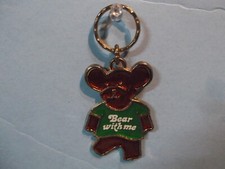 Unique Collectible Keychains 3"in Metal Bear With Me