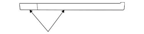 Genuine ford Rocker Molding F77Z-98101A05-AAA