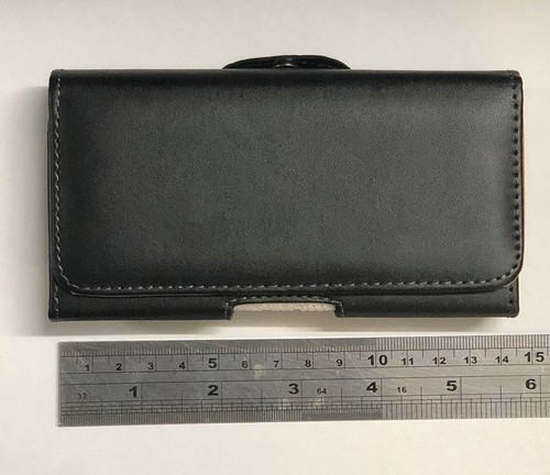 Samsung Galaxy J1 2016 (J120) Universal Side-Carry Leather Pouch Belt Clip/Loop. - Bild 1 von 2