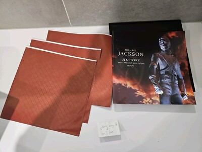 Michael Jackson History 3 LP Vinyl Record Box, Booklet Michael Jackson History 3 LP Vinyl Record Box, Booklet