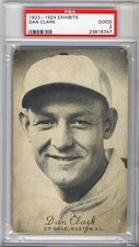1923-24 Exhibit,Clark,Boston Red Sox,PSA2,3 Higher,Tough