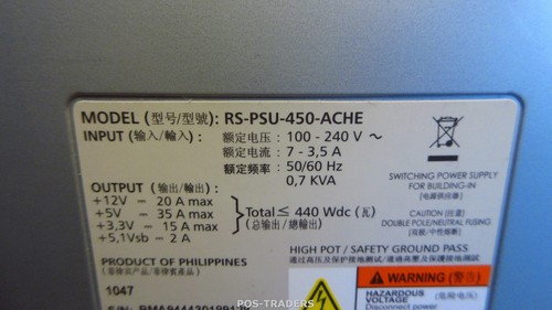 NetApp 94443-05A bloc d'alimentation 440 W commutation à chaud Xyratex - TIRÉ DE DS14 MK2 - Photo 4/5