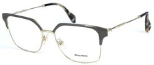Brand New Miu Miu Authentic Eyeglasses MU 52OV UET-1O1 Size 52 Italy Case Italy