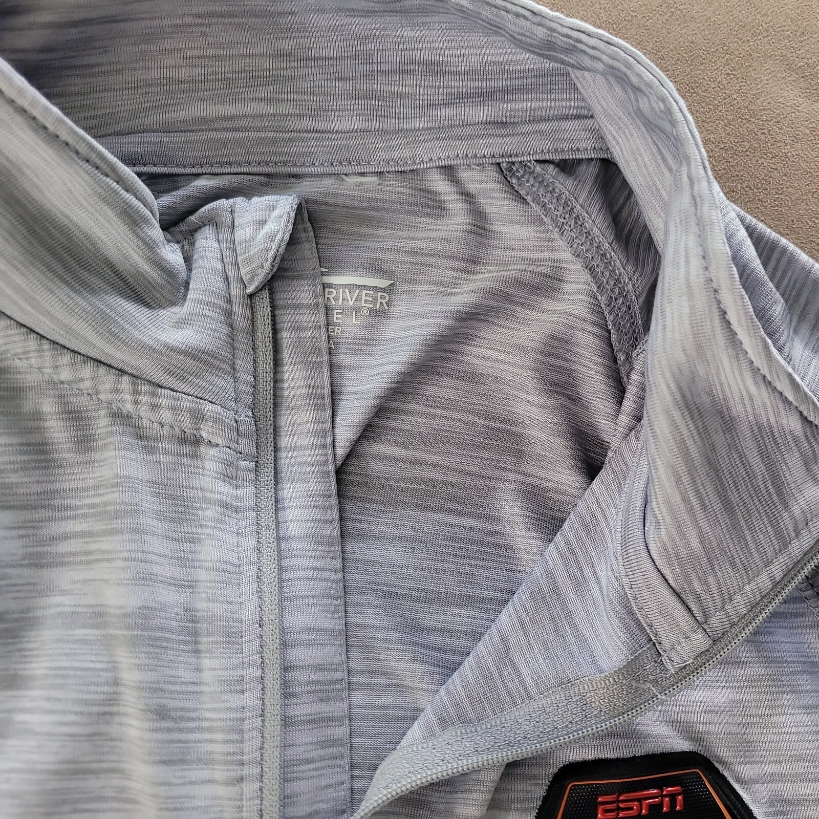 Charles River Lightweight Half Zip Pullover Gray … - image 4