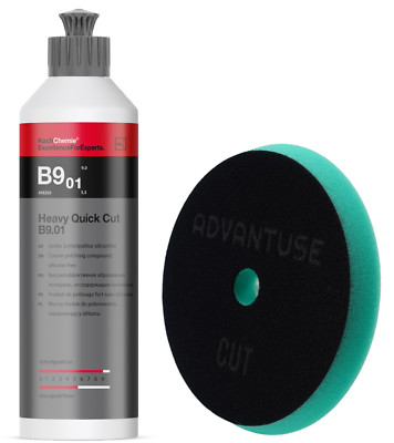 Koch Chemie - B9.01 Heavy Cut Politur 250ml mit ADVANTUSE Cut Pad 125mm