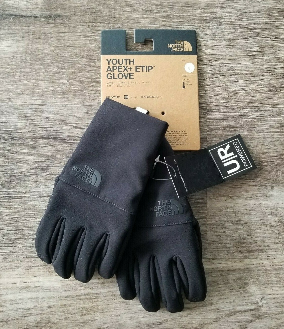 NEW The North Face Black APEX+ ETIP 